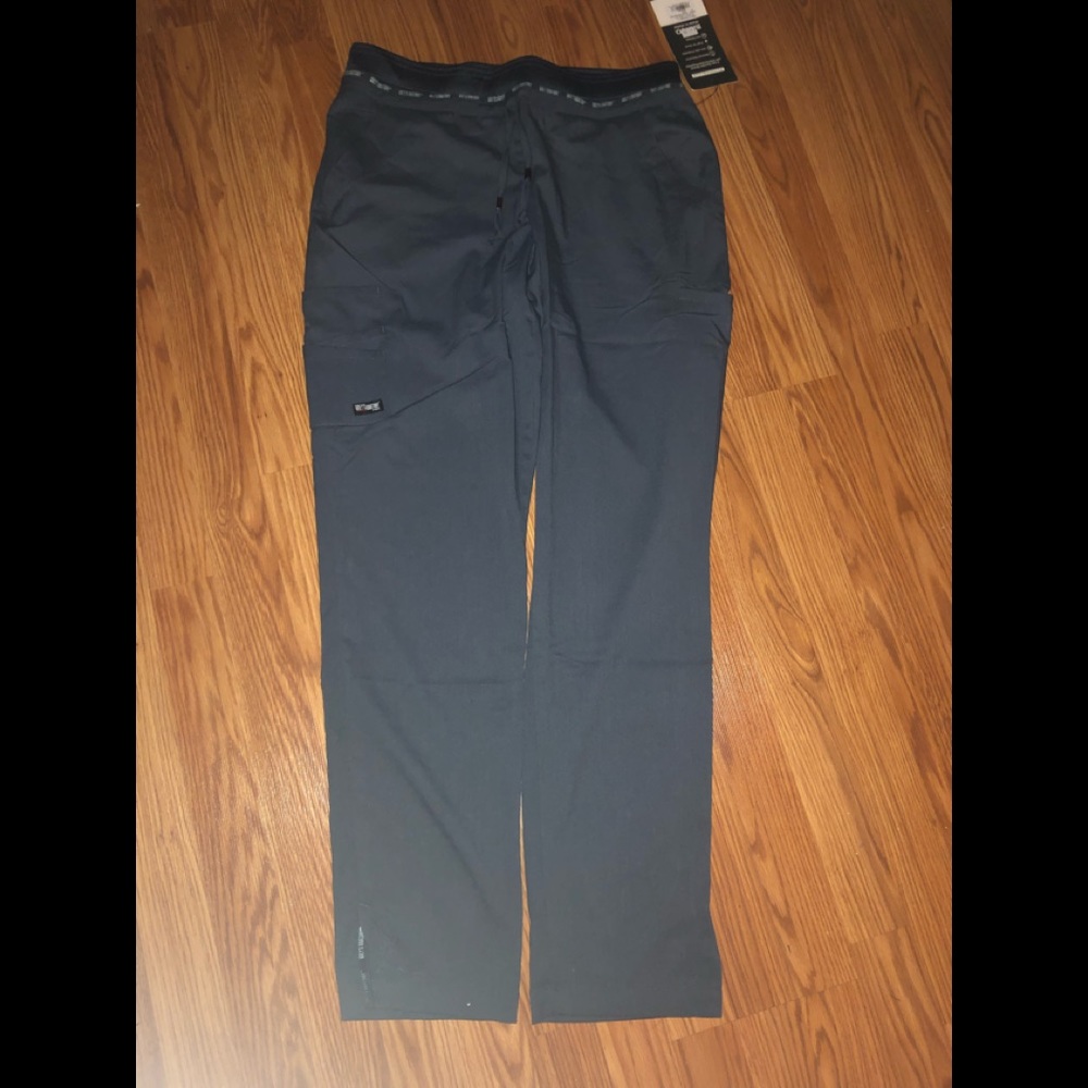 GREY’s Anatomy Dark Gray Nurse RN Uniform Scrub Pants size Medium NWT